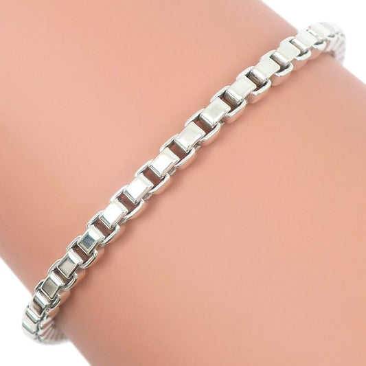 Tiffany & Co Venetian Silver 925 Ladies 15.8g Bracelet