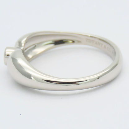 Tiffany & Co Ring - Ring Double Tee A Dos Lop Pt950 Diamond Approx 4.9g