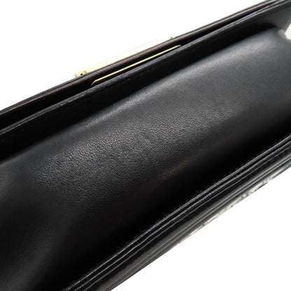 Chanel Shoulder Bag Mosaic Boy Chanel Leather Bordeaux Vintage Hardware Tile