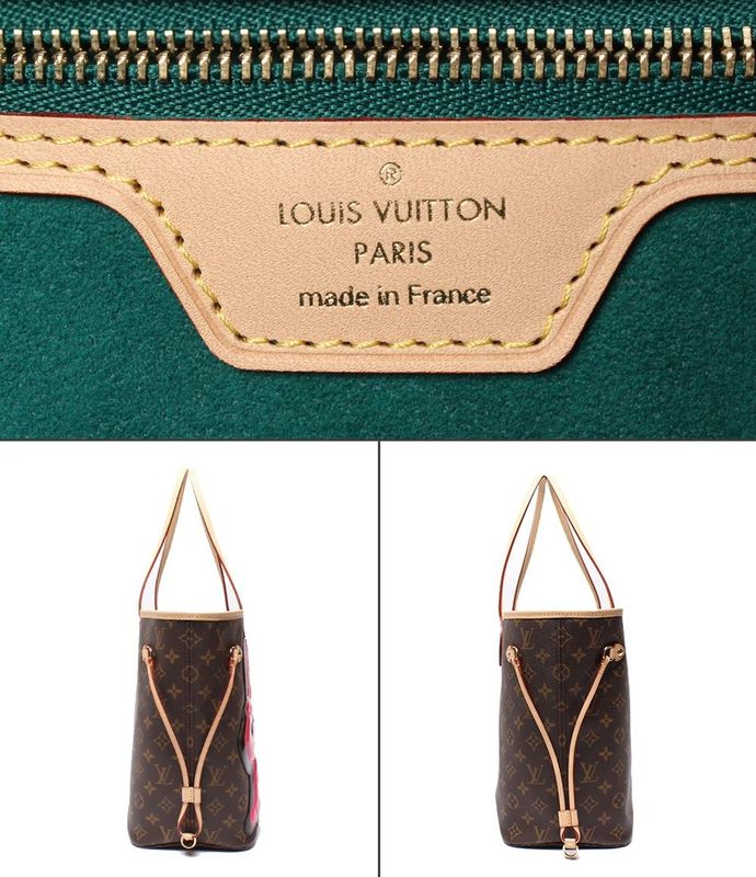 Louis Vuitton Tote Bag Sun Yitian Collaboration Neverfull MM M47200 Women Louis