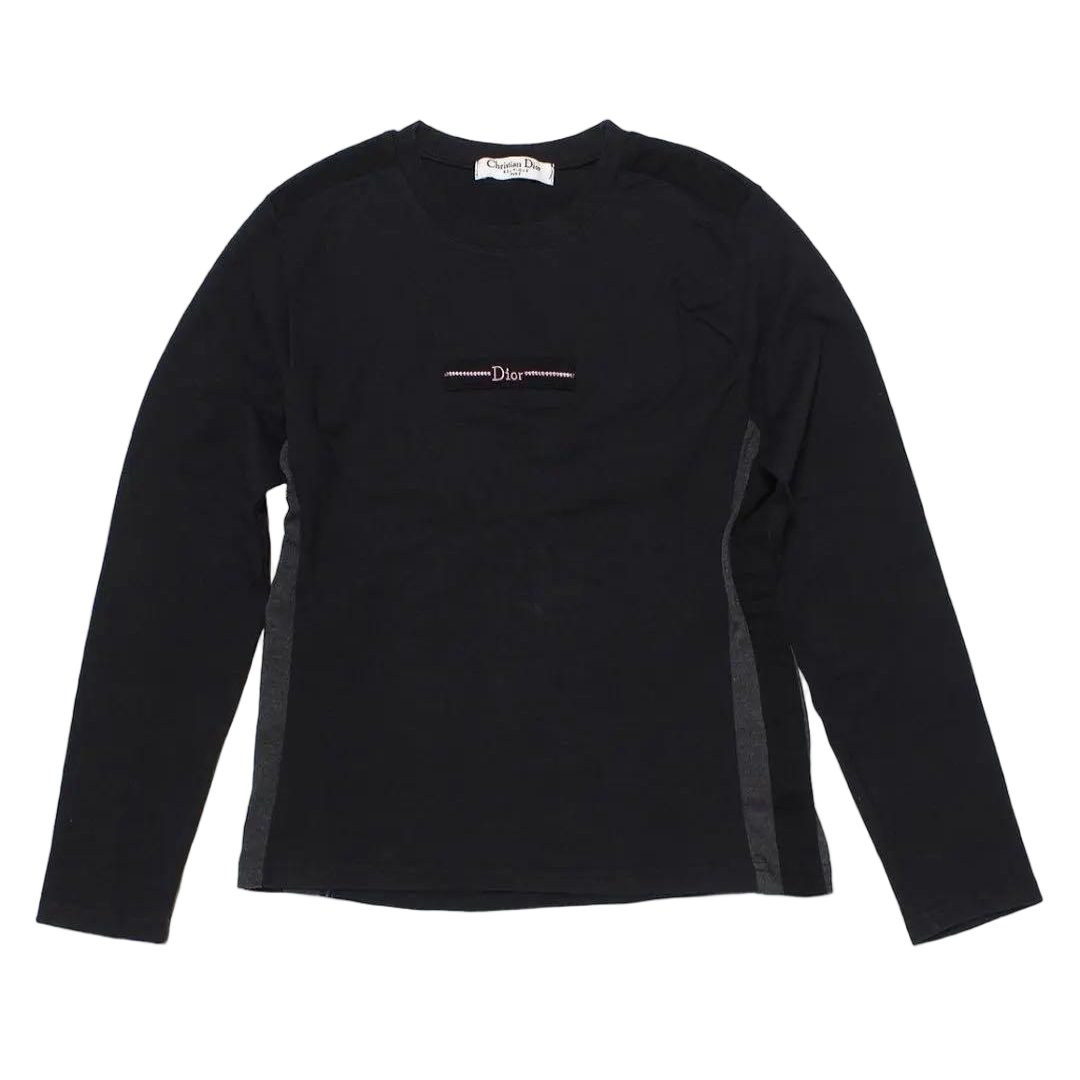 Dior Logo Cotton Long T-Shirt