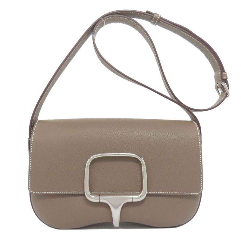 Hermes Della Cavalleria Elan Etop Silver Hardware Shoulder Bag Epson Women