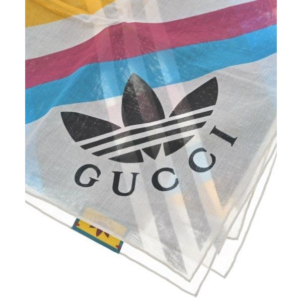 Gucci Bandana Scarf Cotton Black White Blue — view 2