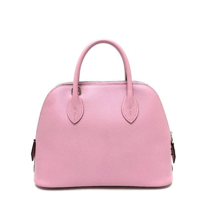 Hermes Handbag Bolide 1923 25 Vaux Epson Mauve Gilbestre Pink