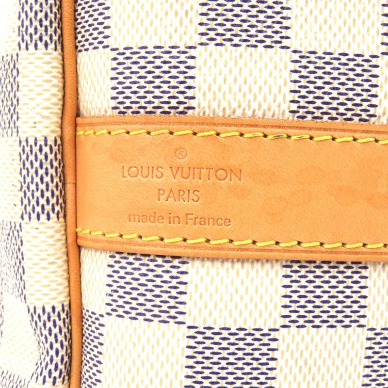 Louis Vuitton Damier Azure Keepall Bandouliere 55 N41429 Boston Bag With Strap
