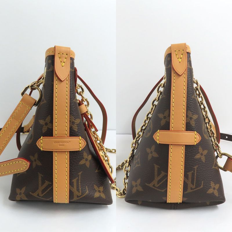 Louis Vuitton Carryall BB M13014 Monogram Shoulder Bag Brown Gdhardware
