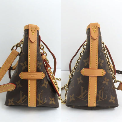 Louis Vuitton Carryall BB M13014 Monogram Shoulder Bag Brown Gdhardware