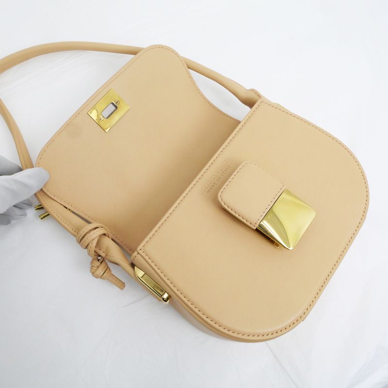 Bottega Veneta Mini Desiree Shoulder Bag Beige 747637 Women's
