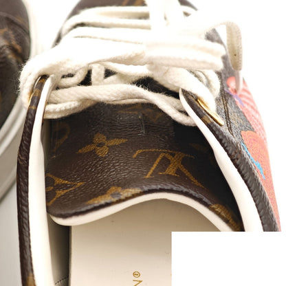 Louis Vuitton Yayoi Kusama Collaboration Sneakers Brown Bag