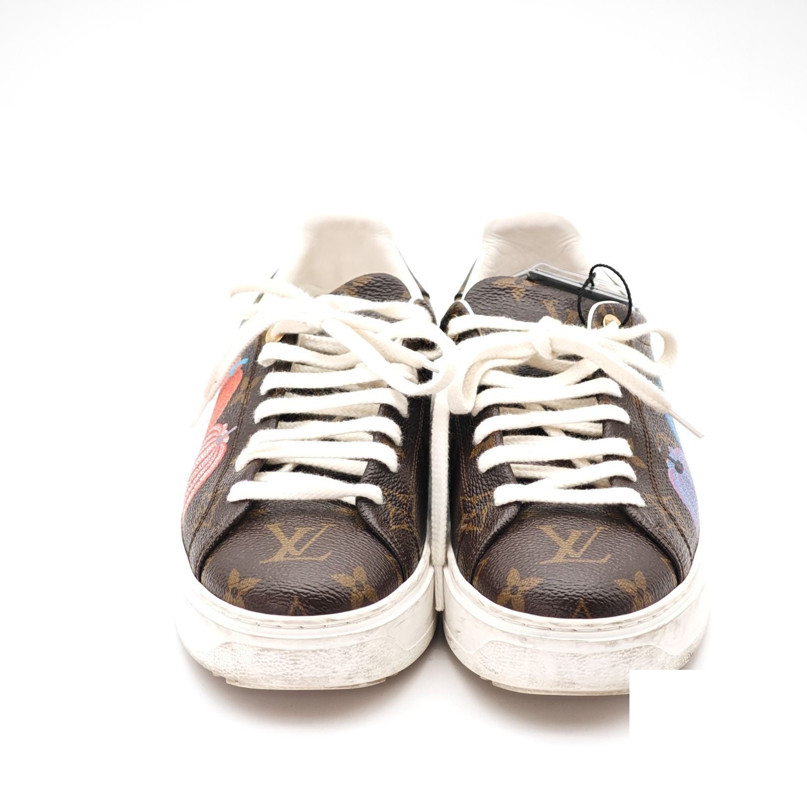 Louis Vuitton Yayoi Kusama Collaboration Sneakers Brown Bag — view 2