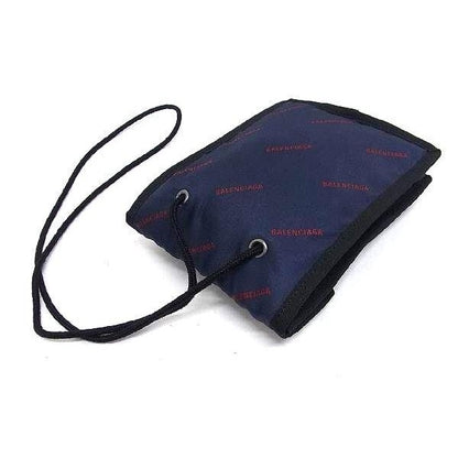 Balenciaga Explorer Nylon Pouch Crossbody Bag Navy — view 5