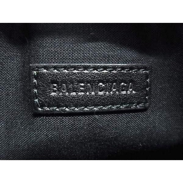 Balenciaga Explorer Nylon Pouch Crossbody Bag Navy — view 8