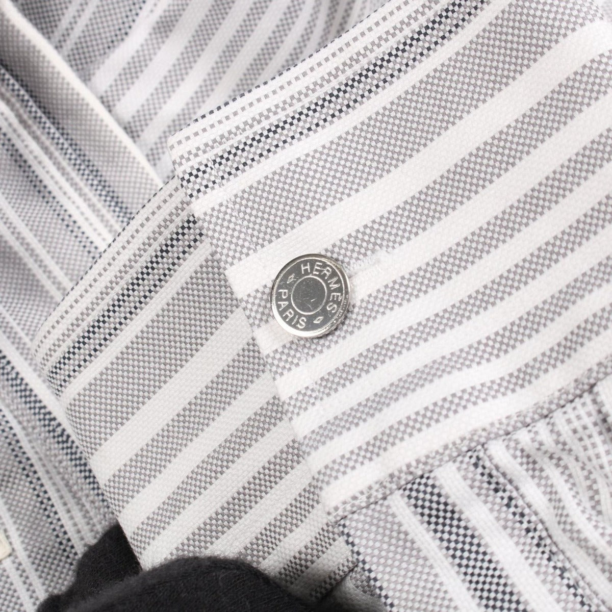Hermes Serie Button Cotton Shirt — view 8