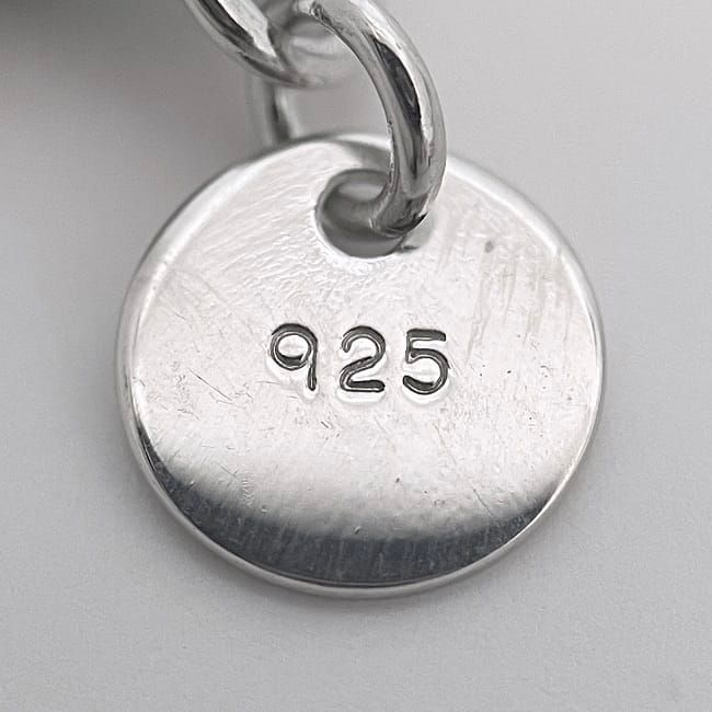 Tiffany & Co Necklace Oval Tag Long Necklace Silver