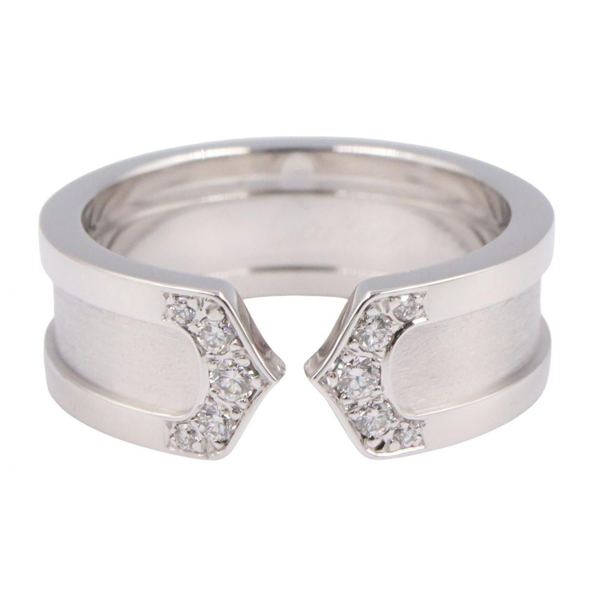 Cartier Ring C2 Diamond 18k White Gold — view 2