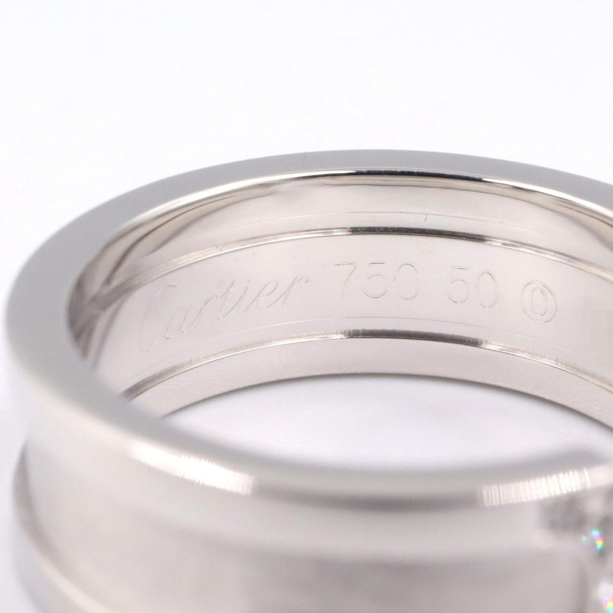 Cartier Ring C2 Diamond 18k White Gold — view 5
