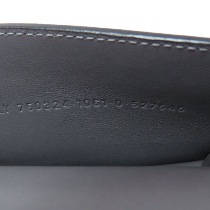 Balenciaga 750324 Envelope Business Card Holder Card Case Leather Women