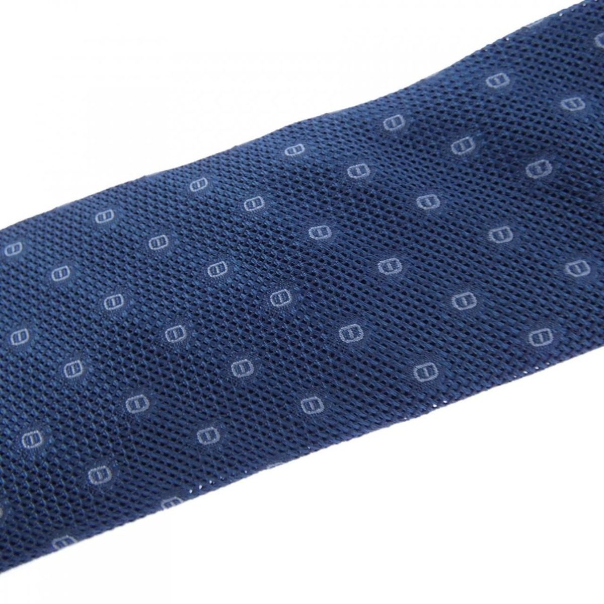 Hermes Necktie Tie Ties Navy — view 4