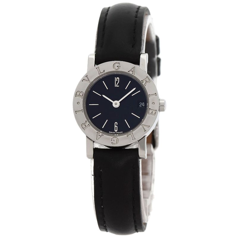 Bvlgari Bb23sl Bvlgari Watch SS Leather Ladies