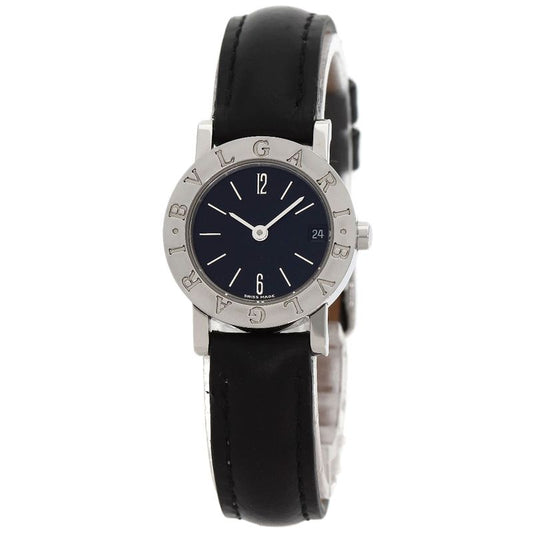 Bvlgari Bb23sl Bvlgari Watch SS Leather Ladies