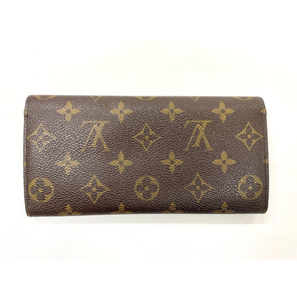 Louis Vuitton Monogram Portefeuille Emily Zipper Wallet Brown Rouge — view 2