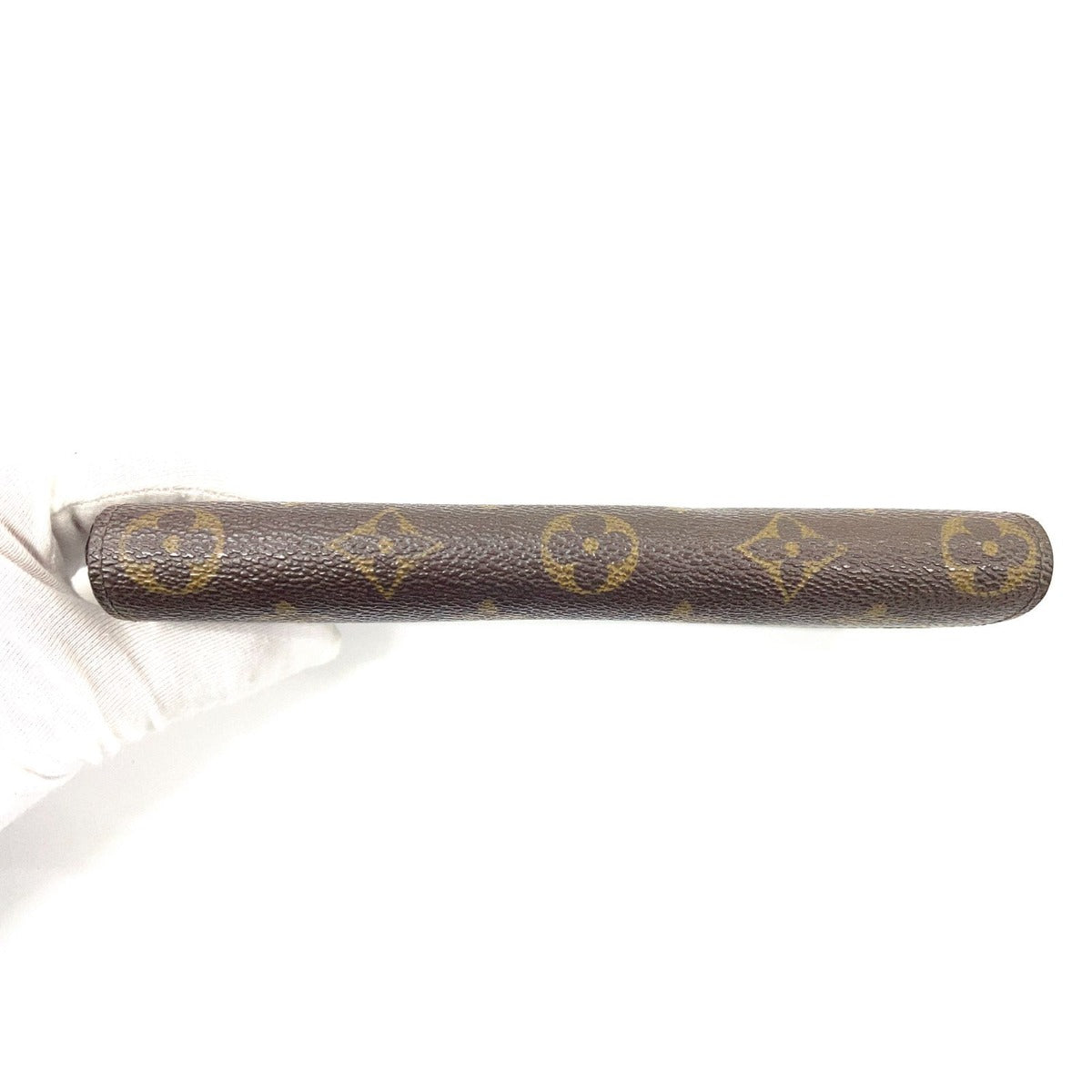 Louis Vuitton Monogram Portefeuille Emily Zipper Wallet Brown Rouge — view 4