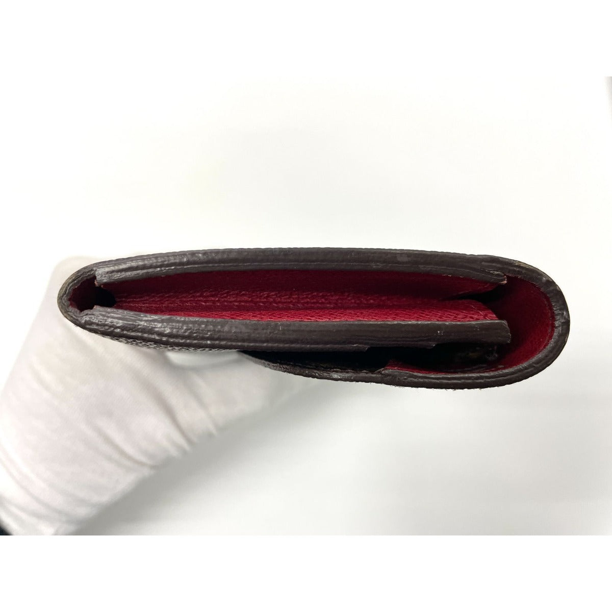 Louis Vuitton Monogram Portefeuille Emily Zipper Wallet Brown Rouge — view 7
