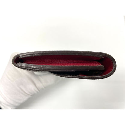 Louis Vuitton Monogram Portefeuille Emily Zipper Wallet Brown Rouge — view 7