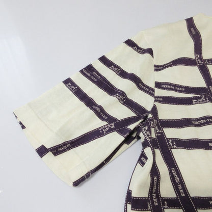 Good Hermes Margiela Period Bordic Ribbon Short Sleeve T-Shirt Cut and Sewn