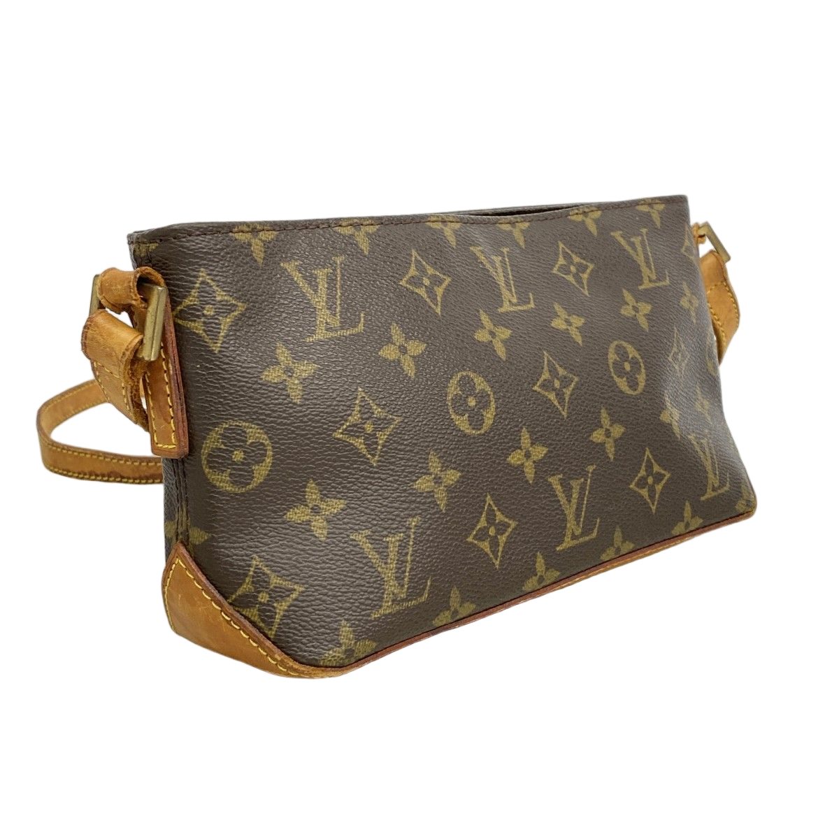 Louis Vuitton Shoulder Bag Monogram Trotteur Brown — view 2