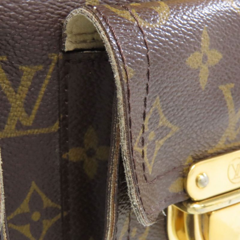 Louis Vuitton M40026 Manhattan PM Tote Bag Monogram Canvas Women