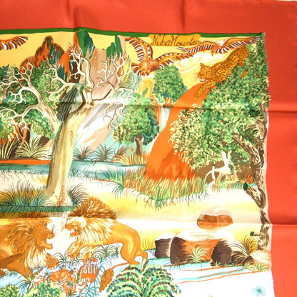 Hermes Carré 90 (nuba Mountain) 100% Silk Scarf Women's Pawnshop Listing