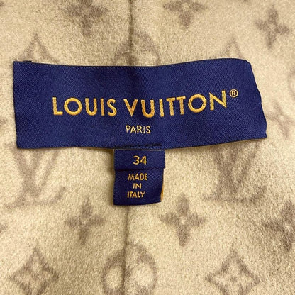 Louis Vuitton Coat Size 34 S Women's Belted Hood Coat Fnco20qwe Beige Long