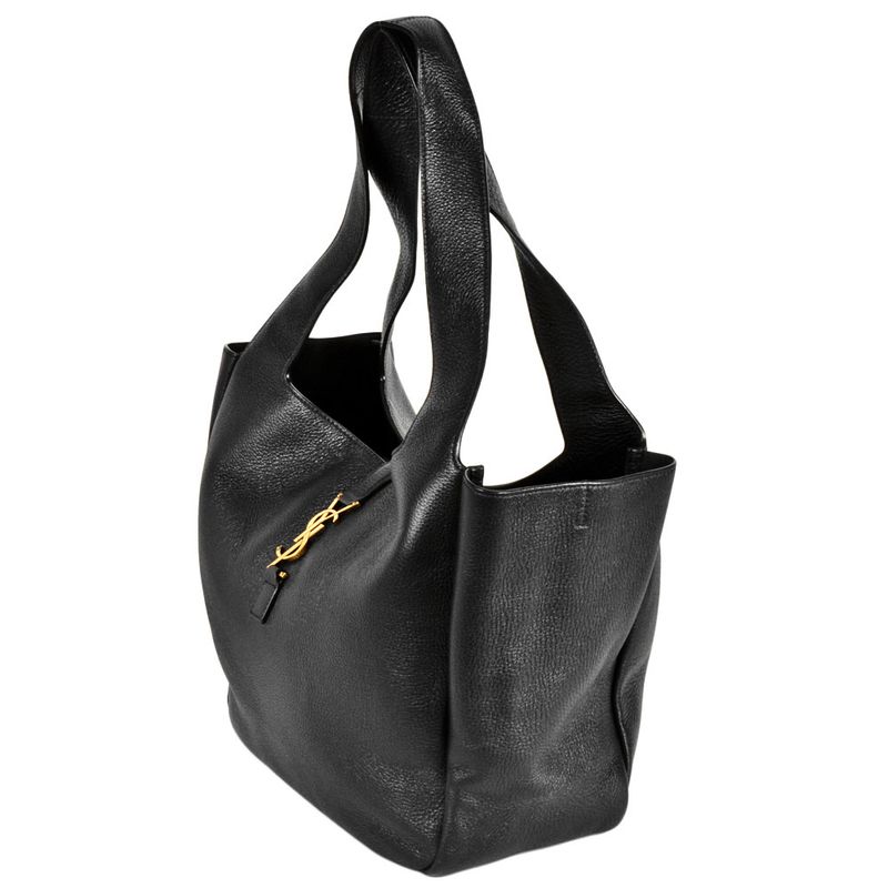 Yves Saint Laurent YVES Saint Laurent Le Saint Cassette Bear Tote Bag Leather