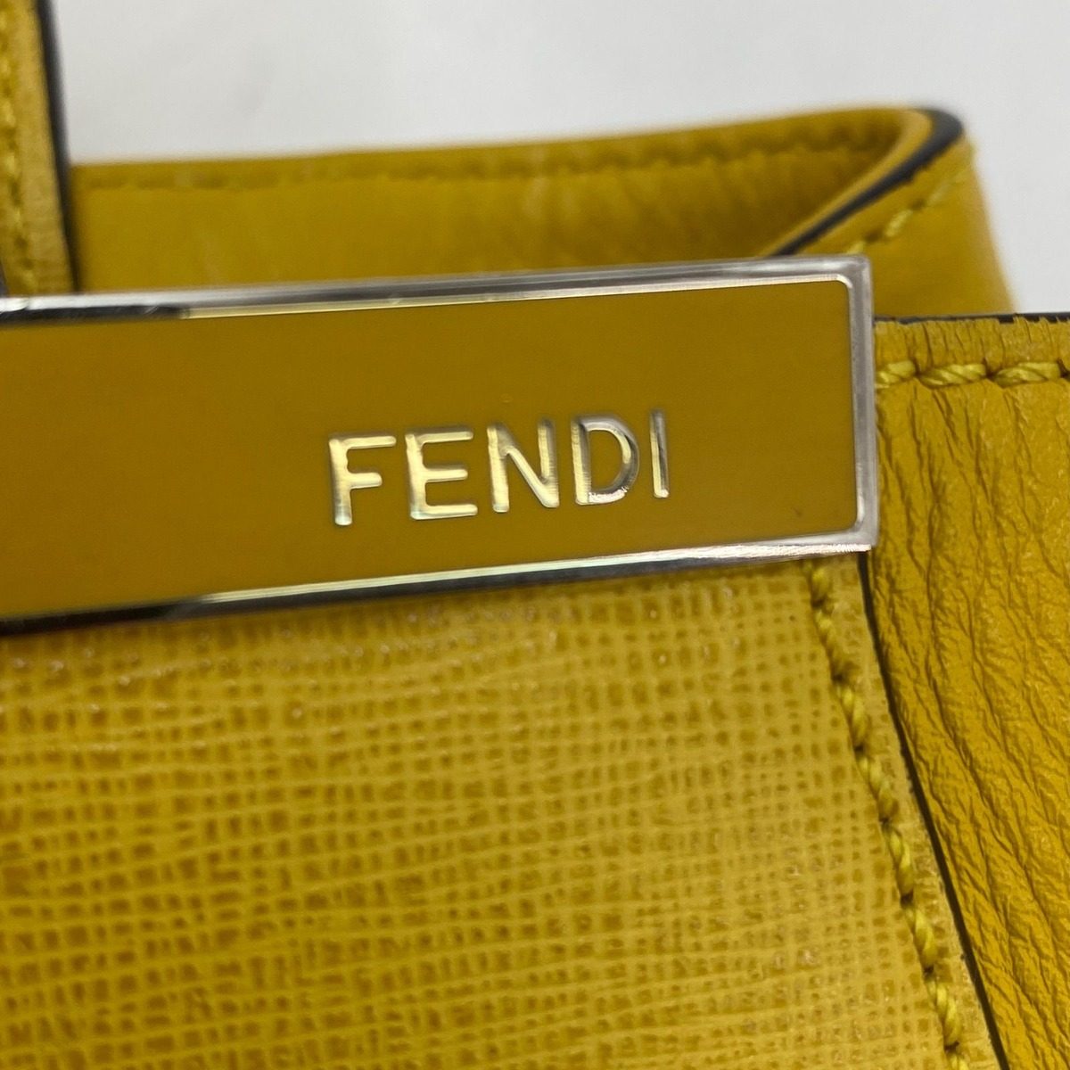 Fendi Tote Toujour Yellow Formal Travel — view 14