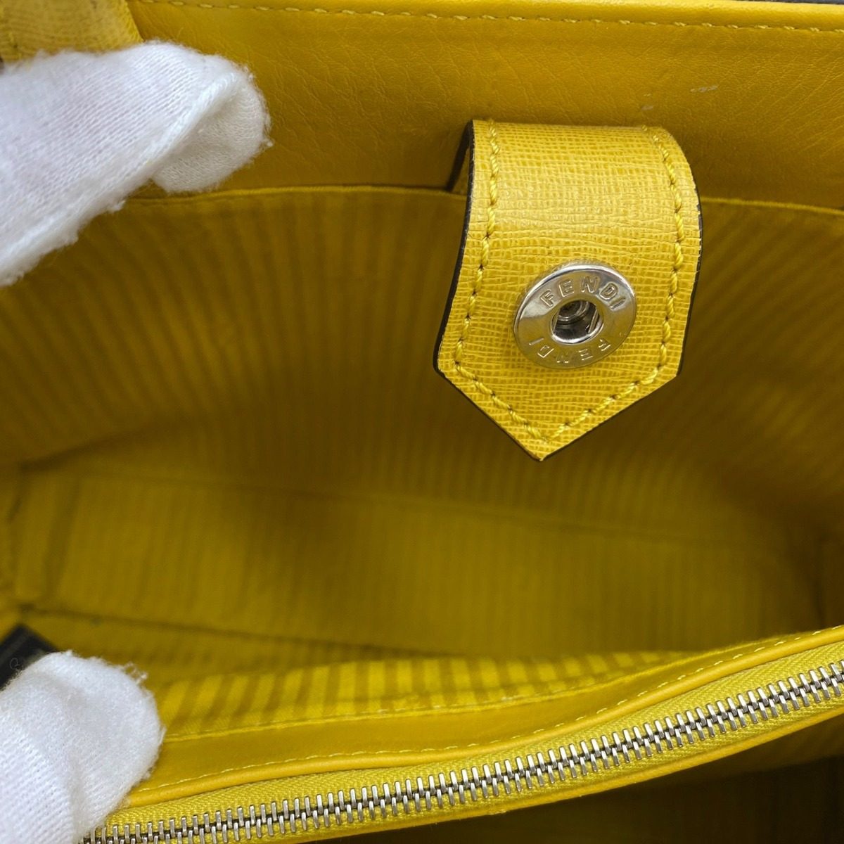 Fendi Tote Toujour Yellow Formal Travel — view 8