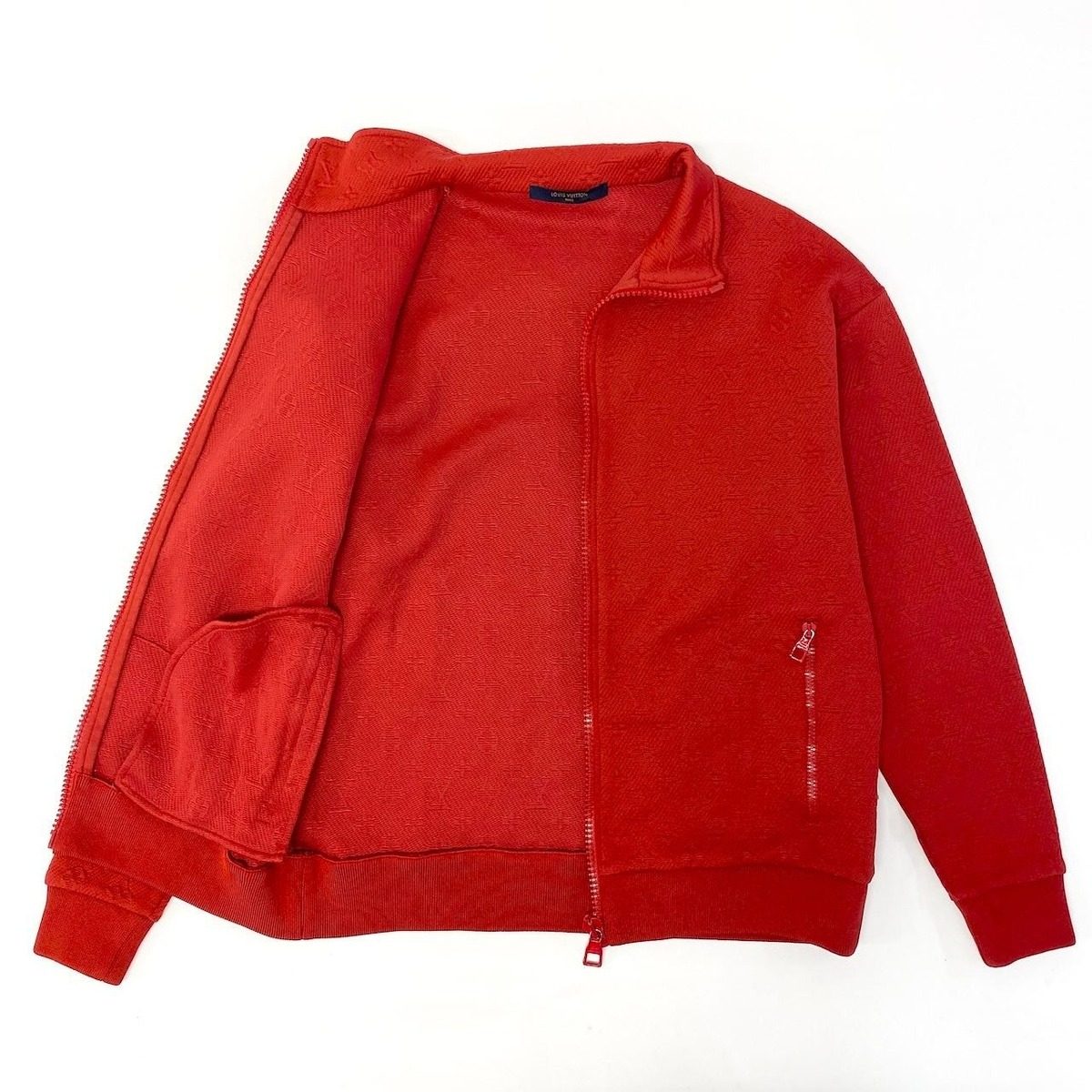 Louis Vuitton LV Monogram Zip Jacket S Red — view 4
