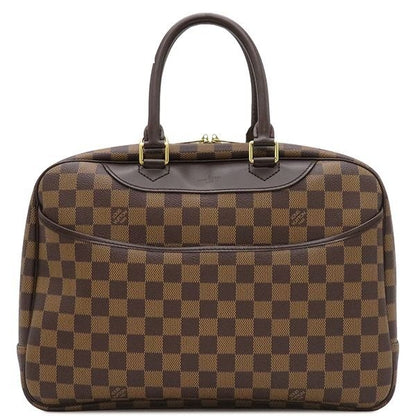 Louis Vuitton Handbag Beau Ring Vanity Deauville Damier Canvas Ebene