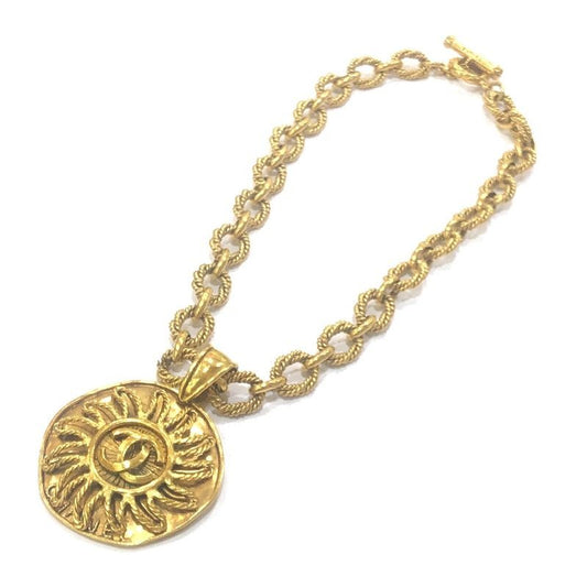 Chanel Necklace Coco Mark Sun Motif GP