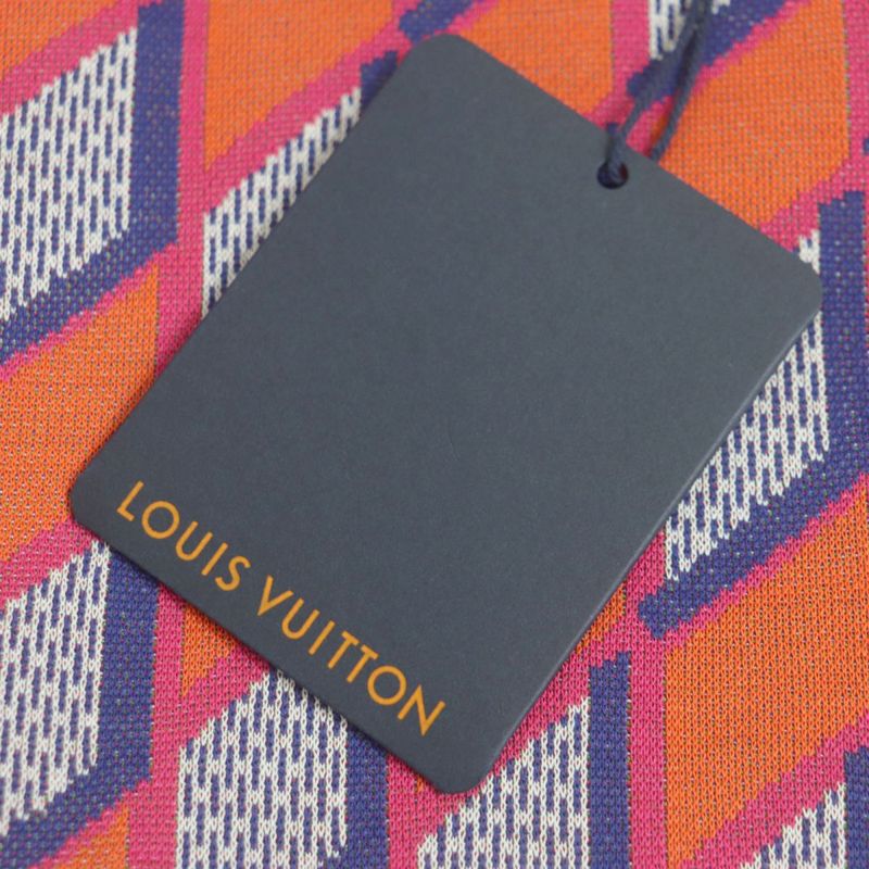 22aw Louis Vuitton Virgil Abloh Diamond Damier Sweatshirt/pullover Orange And