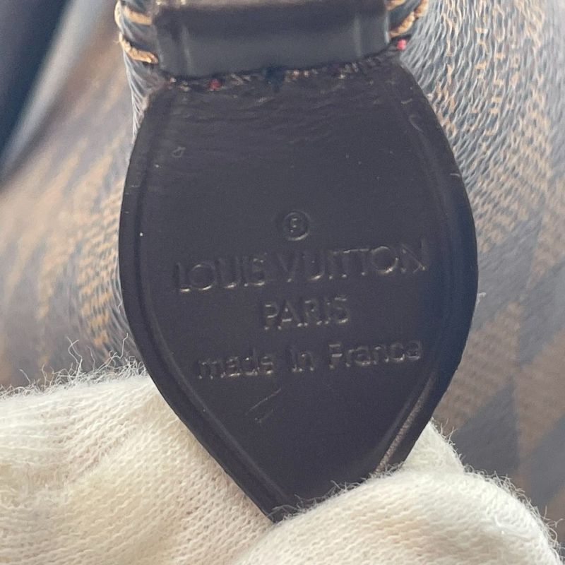 Louis Vuitton Damier Saleya PM N51183 Handbag Shoulder Bag Brown Preowned 005445