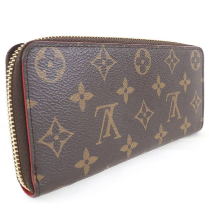 Louis Vuitton Portefeuille Clemence Flower Charm M62940 Monogram Canvas Brown