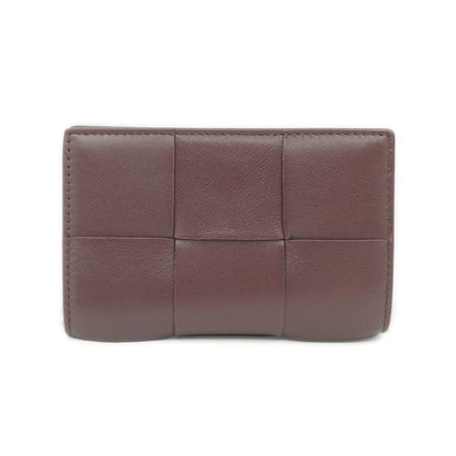 Bottega Veneta 814644 Cassette Business Card Case Wallet Gdhardware Red