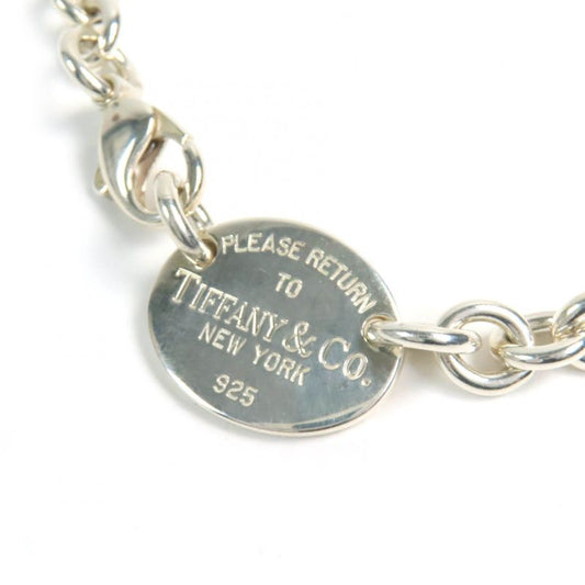 Tiffany & Co Return To Tiffany & Co Oval Tag Choker Necklace Accessory Sv925
