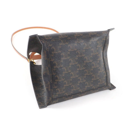 Celine Small Cubo Honey Logo Triomphe Canvas 2-Way Shoulder Bag — view 3