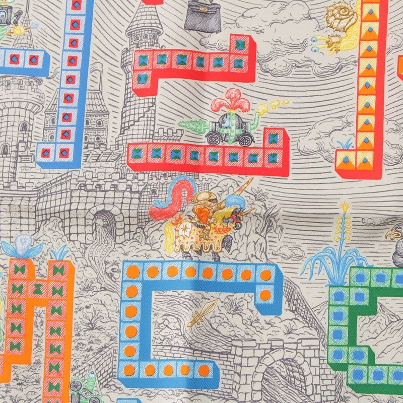 Hermes Silk Super SILK Quest Super Silk Quest Scarf Multicolor