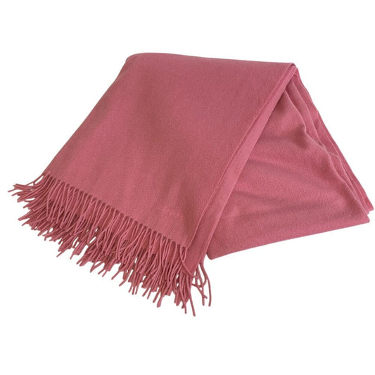 Hermes Large Fringe Muffler Shawl Scarf