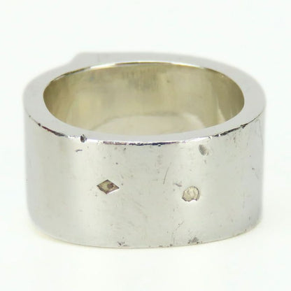 Hermes Ring - Ring Candy 51 Silver 925 Approx 11.1g Silver Light Blue H Logo