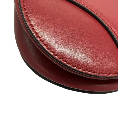 Dior/christian Dior Handbag Saddle Bag Red Leather