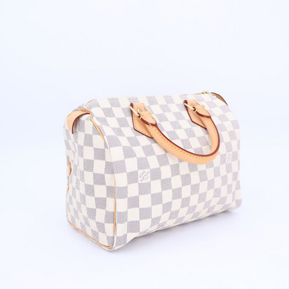 Louis Vuitton Mie Azure Speedy 25 Handbag Mini Boston Bag N41534